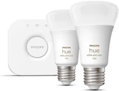 Philips Huewca 9W E27 Renkli Akıllı Ampul 2'Li Başlangıç Seti thumbnail 2