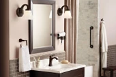 Moen Yb5103Orb Voss Çift Bornoz Kancası, Yağlı Bronz thumbnail 3