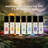 Aromaterapi 7 Çakra Yağ Seti 7 x 10 ml Ritüel Seti thumbnail 1