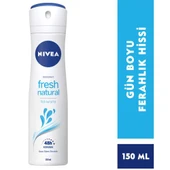 Nivea Fresh Natural Kadın Deodorant 150 Ml thumbnail 1