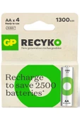 GP 1300 Mah 4 Lü Aa Şarjlı Pil thumbnail 1
