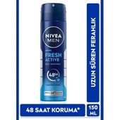 Nivea Fresh Active Erkek Deodorant 150 Ml thumbnail 1