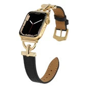 ​​​Apple Watch 7 41mm KRD-53 Deri Kordon thumbnail 1