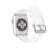 ​​​Apple Watch 7 41mm KRD-13 Şeffaf Silikon Kordon thumbnail 5