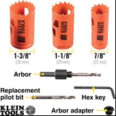Küçük Tools 32905 Elektrikli-Delikli Testere-Set Arbor (3 Parça) thumbnail 2