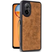 Realme 12 Lite Kılıf Aras Deri Kapak - Taba thumbnail 2