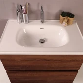 Kobos Simple 60 cm Çekmeceli Banyo Dolabı Seti Miling Oak thumbnail 5