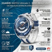 Huawei  Watch Ultimate 2 Akıllı Saat Mavi thumbnail 7