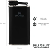 Stanley Klasik Paslanmaz Çelik Cep Matarası 0.23 Lt thumbnail 3