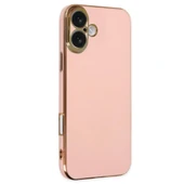 Apple İphone 16 Kılıf Volet Silikon - Pembe thumbnail 1