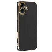 Apple İphone 16 Kılıf Volet Silikon - Siyah thumbnail 1