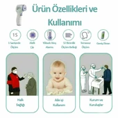 Temassız Ateş Ölçer Vücut ve Alından Termometre thumbnail 6