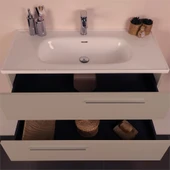 Kobos Serenity 100 cm Banyo Dolabı Seti Latte thumbnail 6