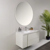 Kobos Future 100 cm Banyo Dolabı Seti Bianco thumbnail 2