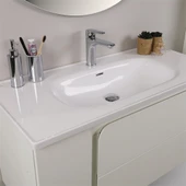 Kobos Future 100 cm Banyo Dolabı Seti Bianco thumbnail 4