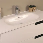 Kobos Eylül 100 cm Banyo Dolabı Seti Bianco thumbnail 5