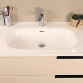 Kobos Eylül 100 cm Banyo Dolabı Seti Vanilla Grey thumbnail 5
