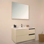 Kobos Eylül 100 cm Banyo Dolabı Seti Vanilla Grey thumbnail 2