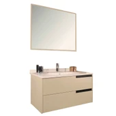 Kobos Eylül 100 cm Banyo Dolabı Seti Vanilla Grey thumbnail 1