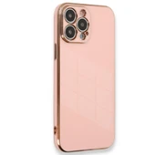 Apple İphone 15 Pro Kılıf Volet Silikon - Pembe thumbnail 1