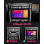 Audi A4 2002-2008 Seat Exeo 9 inç Multimedya Çerçevesi thumbnail 2