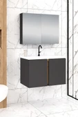 %100 MDF - 80 cm Lavina Banyo Dolabı thumbnail 3