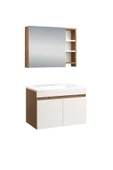 %100 MDF - 80 cm Saura Banyo Dolabı thumbnail 4