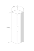 %100 MDF - 30 cm Chester Boy Dolabı thumbnail 5