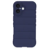 Apple İphone 16 Kılıf Optimum Silikon - Lacivert thumbnail 1