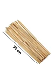 Ahşap Çöp Şiş Çubuğu 30 Cm - 50 Adet thumbnail 2