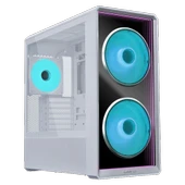 LIAN LI LANCOOL 217 INF Tempered Glass ARGB Type-C Beyaz E-ATX Mid Tower Kasa thumbnail 1