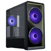 LIAN LI LANCOOL 217 INF Tempered Glass ARGB Type-C Siyah E-ATX Mid Tower Kasa thumbnail 1