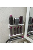 GİT3D Dyson Airwrap Tutucu Raf 7 Başlık Yuvalı Beyaz thumbnail 2