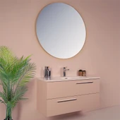 Kobos Serenity 100 cm Banyo Dolabı Seti Rose thumbnail 2
