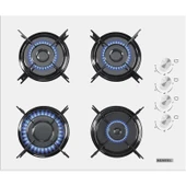 Kumtel Home Beyaz Cam Ankastre Set thumbnail 3