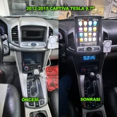 Chevrolet Captiva 2012-2015 Tesla Multimedya Çerçevesi thumbnail 2
