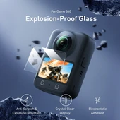 Telesin Osmo 360 Ekran Koruyucu Kit / Osmo 360 Screen Protector Film Set thumbnail 6
