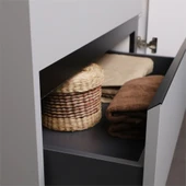 Kobos Linear 100 cm Banyo Dolabı Seti Light Grey thumbnail 7
