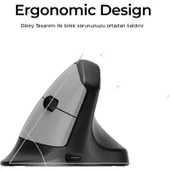 Exonix M1688 Ergonomik Dikey Mouse thumbnail 3
