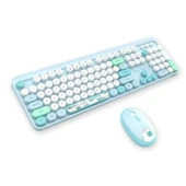 Mofii Zr513/M Sweet Mavi Klavye Mouse Set thumbnail 2