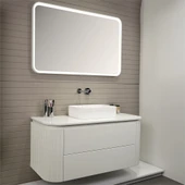 Kobos Gloria 100 cm Banyo Dolabı Seti Bianco thumbnail 2