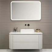 Kobos Gloria 100 cm Banyo Dolabı Seti Bianco thumbnail 3