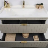Kobos Noble 100 cm Banyo Dolabı Seti Luna thumbnail 6