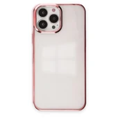 Apple İphone 13 Pro Max Kılıf Element Silikon - Pembe thumbnail 1