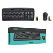 Logitech MK330 Kablosuz Klavye Mouse Set Siyah 920-003988 thumbnail 2