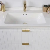 Kobos Noble 80 cm Banyo Dolabı Seti Bianco thumbnail 5