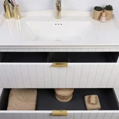 Kobos Noble 80 cm Banyo Dolabı Seti Bianco thumbnail 6