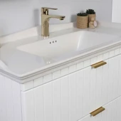 Kobos Noble 80 cm Banyo Dolabı Seti Bianco thumbnail 4