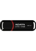 ADATA UV150-64GB USB3.2 Gen1 BLACK FLASH BELLEK thumbnail 1