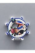 BODRUM Temalı Kabartmalı Polyester Magnet. 7cm x 7,5cm thumbnail 1